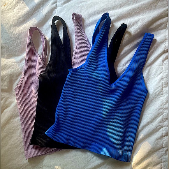 Tops - Preppy cropped tank top set